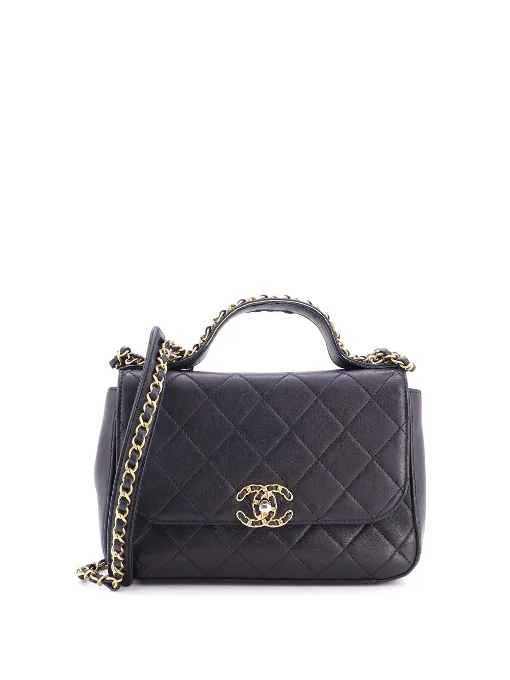 Chanel Chain Infinity Top Handle Bag #281357C38B